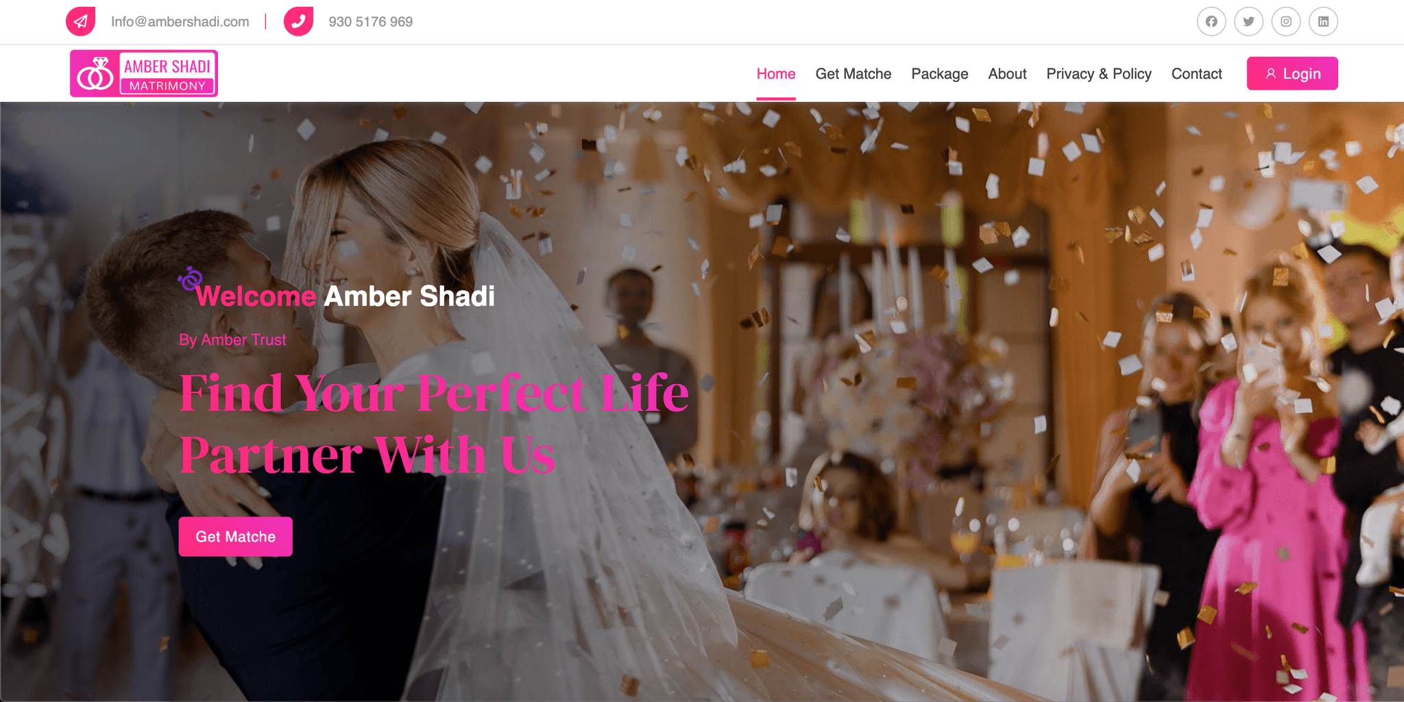 Modern Matrimonial WebApp